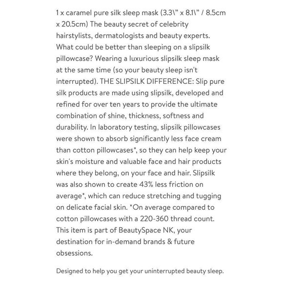 Silk Sleep Mask  - Picture 7 of 9